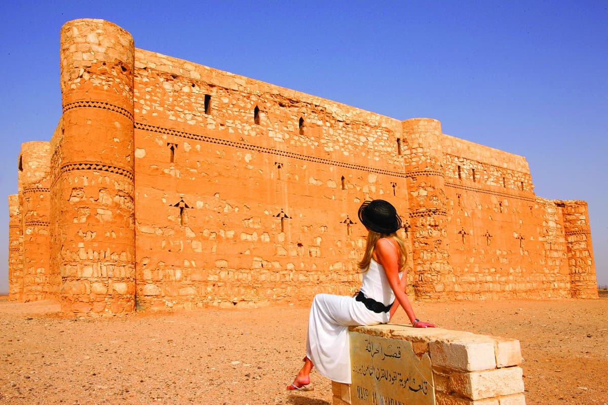 Guided tour to Desert Castles from Rumman Hotel